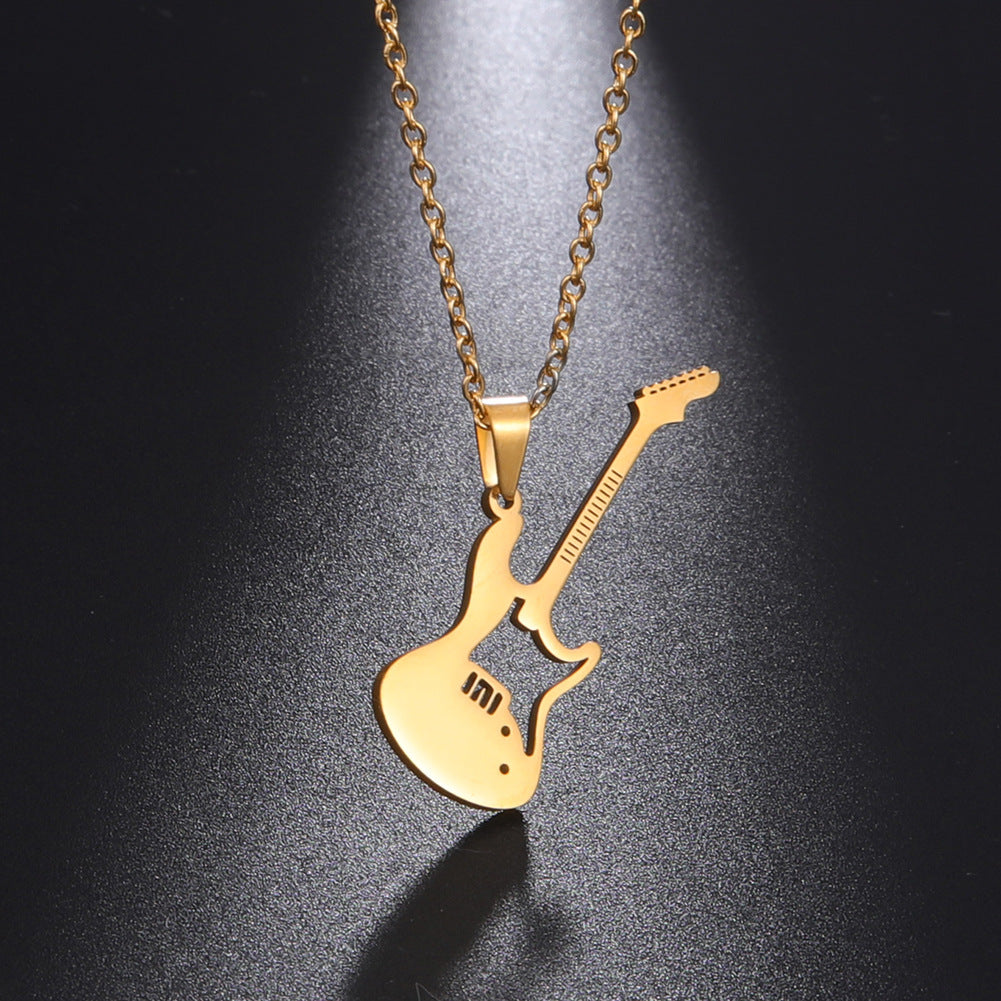 "Steel Guitar" Pendant Necklace 