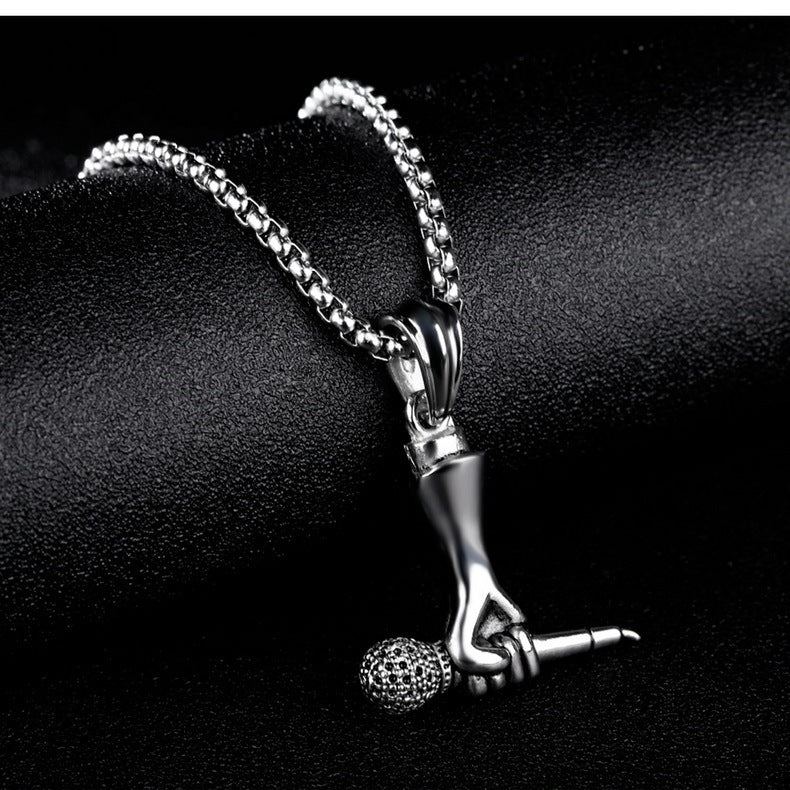 "Rockstar" Microphone Necklace