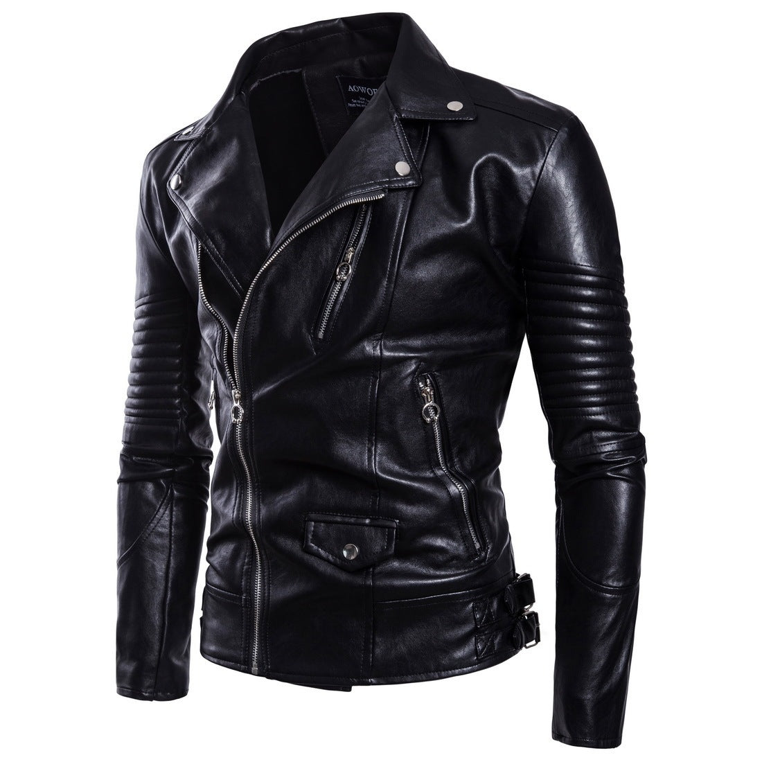 Leather jacket "Biker style" 