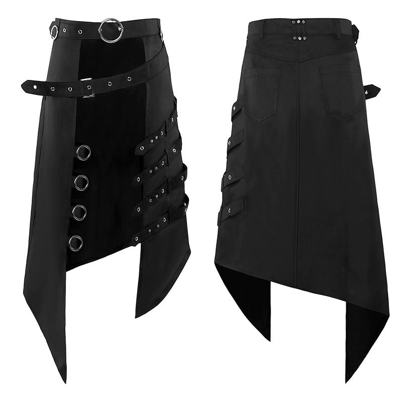 Symmetrical ash skirt from "Gothic and Rock"