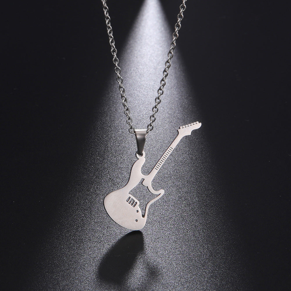 "Steel Guitar" Pendant Necklace 